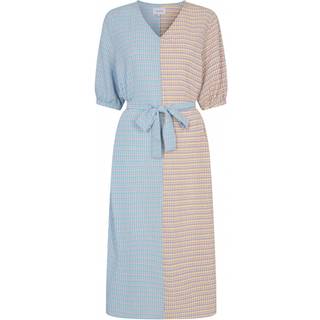Liberté dame kjole BENITTA - Blue Check Mix - XS