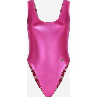 Dolce&Gabbana Metallic swimsuit - pink - M