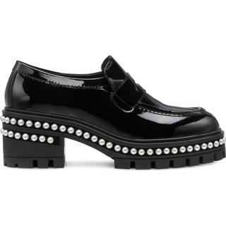 Stuart Weitzman Soho Pearl Loafer - Woman Flats And Loafers Black 39