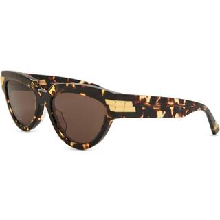 Bottega Veneta Kvinde BV1035S 002 Solbriller Acetat Havana Brun Cat Eye Normal
