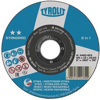 Skæreskive Standard 41X ø125×1,6 A46Q-BFS