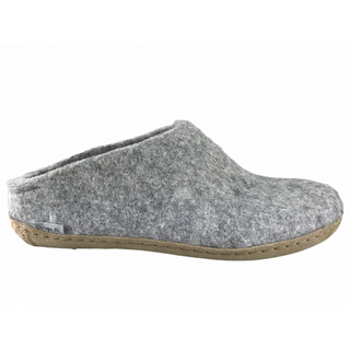Glerups Unisex Slip-on With Leather Sole Grey, 41