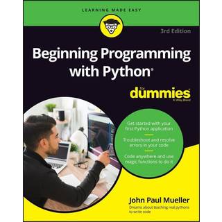 Beginning Programming with Python For Dummies