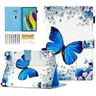 Dteck etui til galaxy Tab S5e 105 2019 SM-T720T725 - Slim PU L?der Multi-Angle Folio Stand Smart cover med Auto WakeSleep til Samsung galaxy Tab