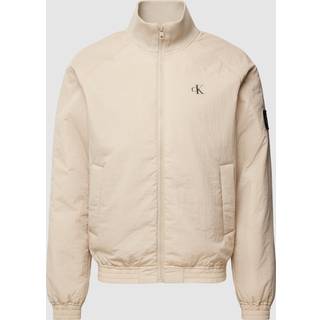 Calvin Klein Chic Beige Long Sleeve Designer Jacket
