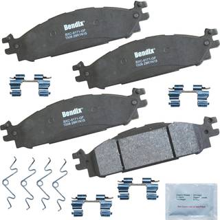 Bendix Priority1 CFC1508 Keramiske frontbremseklodser til Ford Explorer 2019-2011 Flex 2019-2009 Taurus 2019-2010 Lincoln MKS 2012-2009 MKT 2019-