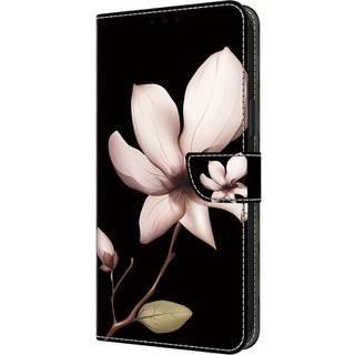 Xiaomi 13T / 13T Pro Læder Flip Cover m. Pung & Print - Blomst