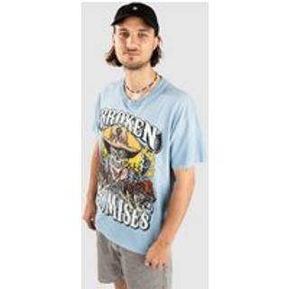 Broken Promises Scarecrow T-shirt - S - washed blue