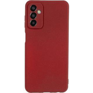 Samsung Galaxy M13 Mat Fleksibelt Plastik Bagside Cover - Vinrød