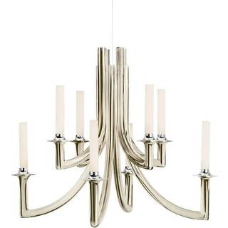 Kartell Khan Metal Lysekrone - Loftslamper Polykarbonat 2.0 Champagne - G9545BL