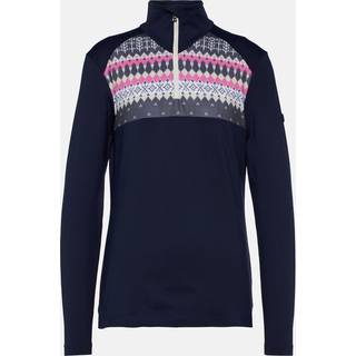 Bogner Elvira jersey half-zip sweater - blue - XL+