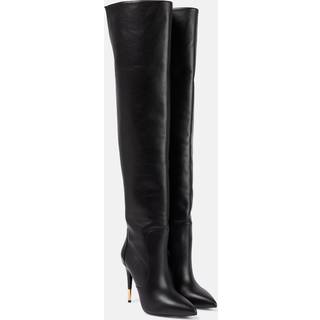 Tom Ford Embellished leather over-the-knee boots - black - EU 36.5