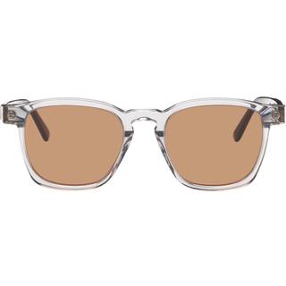 Retrosuperfuture Unisex M4O Unico Stilo Solbriller Acetat Grå Brun Firkantet Normal