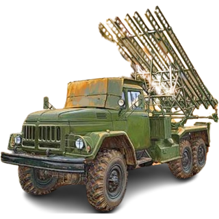 Soviet 2B7R Multiple Rocket LauncherBM13 NMM