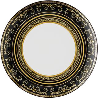 Versace - Virtus Gala Black, Middagstallerken 28 cm - Spisetallerkner - Sort