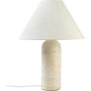 Stor bordlampe Gia med marmorbase