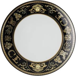 Versace - Virtus Gala Black, Desserttallerken 21 cm - Assietter - Sort