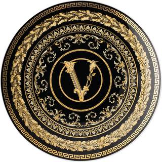 Versace - Virtus Gala Black, Desserttallerken 17 cm - Assietter - Sort