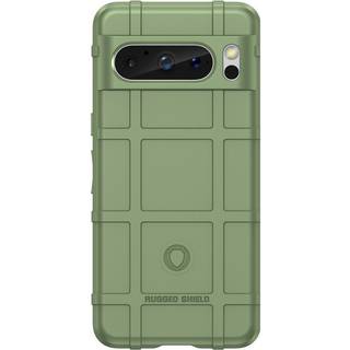 Google Pixel 8 Pro Rugged Shield Series Håndværker Bagside Cover - Grøn