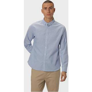 Clean Cut Copenhagen Oxford Stretch Plain L/S Light Blue