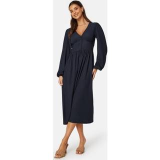 Structure Button Midi Dress