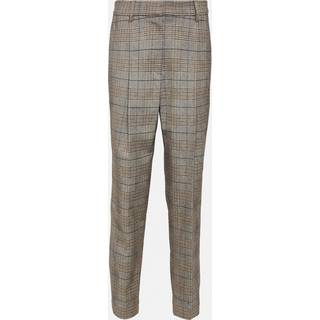 Brunello Cucinelli Checked wool and cotton-blend pants - multicoloured - XL+