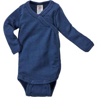 Engel Kid's Wickelbody L/S Merino undertøj Børn størrelse 50/56 farve blå