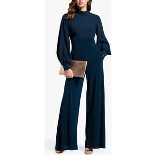 Hot Squash HotSquash Wide Leg Jumpsuit With Blouson Sleeve