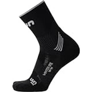 UYN Run Winter One Running Socks Men - Black, White, Size 45 - 47 - black