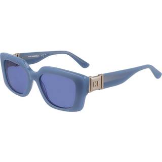 Karl Lagerfeld Kvinde KL6125S 450 Solbriller Acetat Lyseblå Lyseblå Firkantet Normal Normal