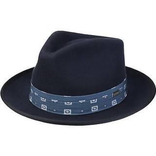 Stetson Stetson Woolfelt Fedora Hat - Navy Blue Modern, 57 (M) / Blå / Fedora