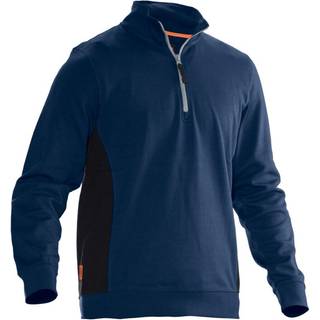 Jobman 5401 Sweatshirt half-zip Navy / Black XS