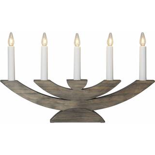 Star Trading - Advent Candlestick Navida - Brown - 24cm