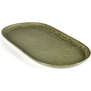Serax Surface tapastallerken 17x35,5 cm Camogreen