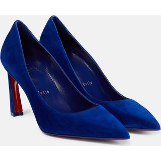 Christian Louboutin Condora 85 suede pumps - blue - EU 36