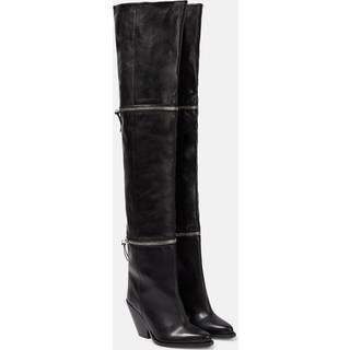 Isabel Marant Lelodie leather over the knee boots - black - EU 38
