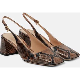 Gianvito Rossi Borneo leather slingback pumps - brown - EU 41.5