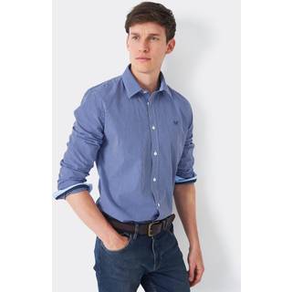 Crew Clothing Crew Clothing Company Slim Fit 100% Bomuld Micro Ternet Skjorter