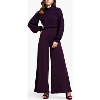Hot Squash HotSquash Wide Leg Jumpsuit With Blouson Sleeve