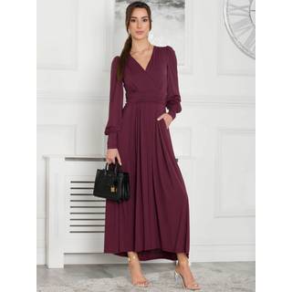 Jolie Moi Rashelle Jersey Langærmet MaxikjoleEU 44 (UK 16)