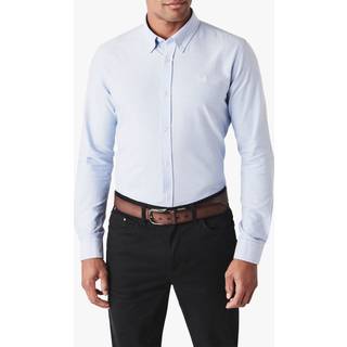 Crew Clothing Crew Clothing Blue Slim Fit 100% Cotton Oxford Shirt