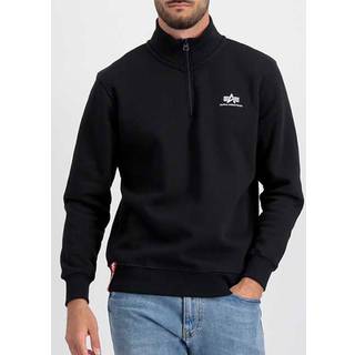 ALPHA INDUSTRIES Herren Pullover schwarz unifarben