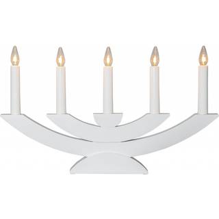 Star Trading - Advent Candlestick Navida - White - 24cm