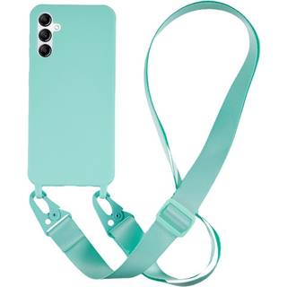 Samsung Galaxy A14 (5G) Fleksibel Plastik Bagside Cover m.  Strop - Mint Grøn