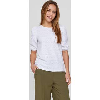 NÜMPH - Nutitus Tee - Bright White - S - Hvid - T-Shirts & Tops