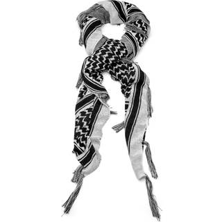 Hiems | Sort & Hvidt Ternet Halstørklæde