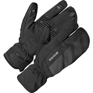 Gripgrab Ride Windproof Deep Winter Lobster Gloves Black, L