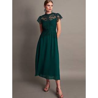 Monsoon Monsoon Green Monica Lace Midi Dress