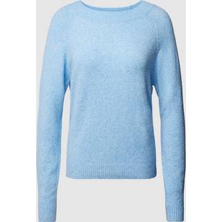Vero Moda - Blå - Vmdoffy Ls O-Neck Blouse Ga Noos - Medium