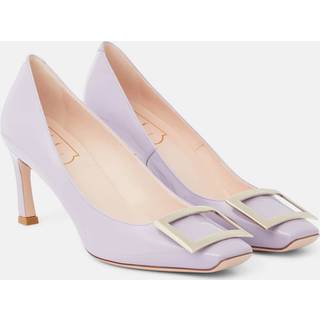 Roger Vivier Trompette 70 patent leather pumps - purple - EU 40